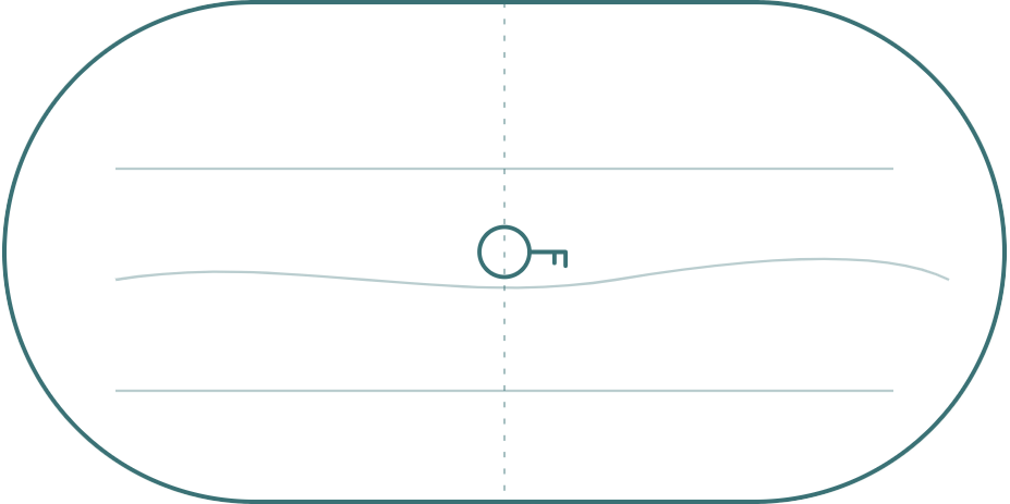 Key icon representing privacy and data protection